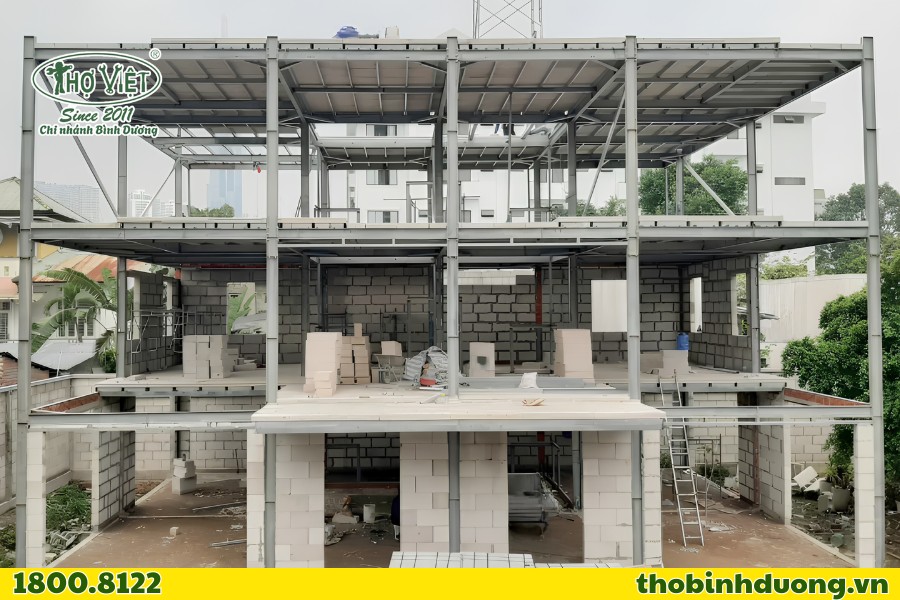 Quy trình thi công nhà tiền chế Bình An