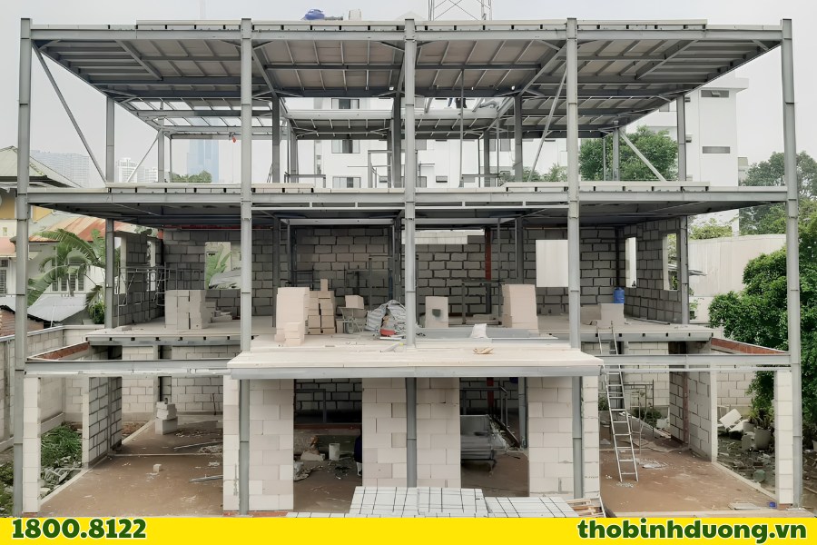 Các kiểu nhà tiền chế Bình Thắng Dĩ An