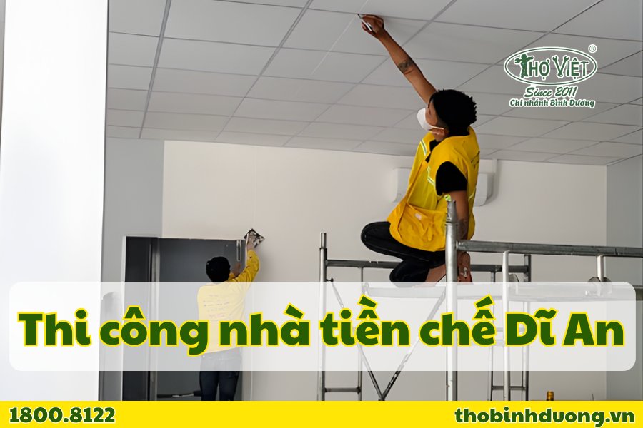 Báo giá thi công nhà tiền chế Dĩ An