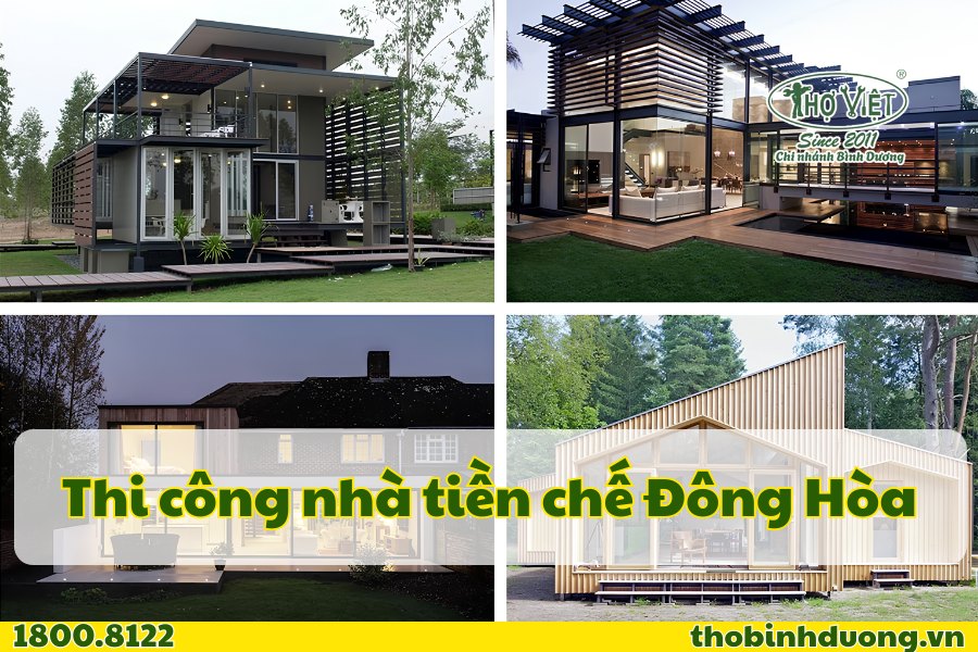 Báo giá thi công nhà tiền chế Đông Hòa, Dĩ An