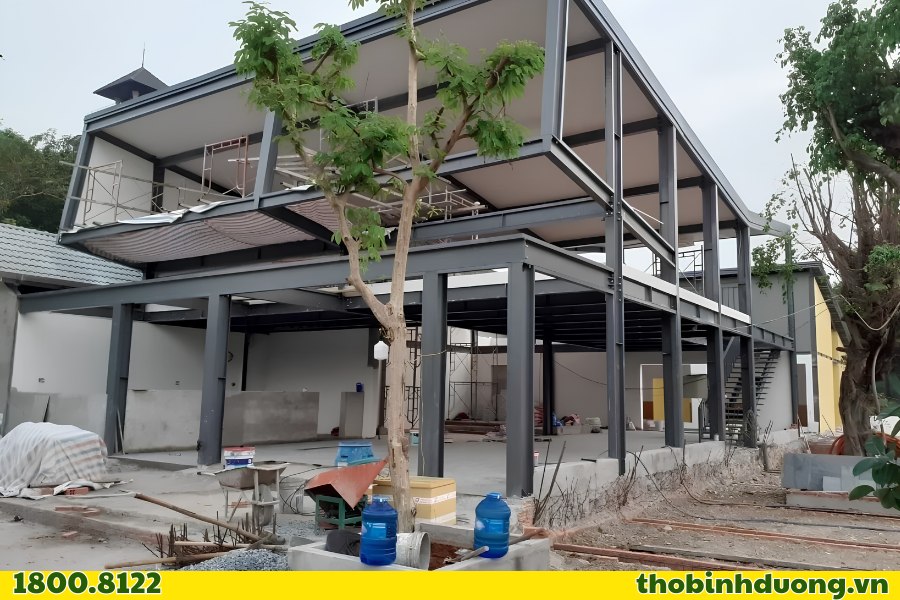 Quy trình thi công nhà tiền chế Tân Bình
