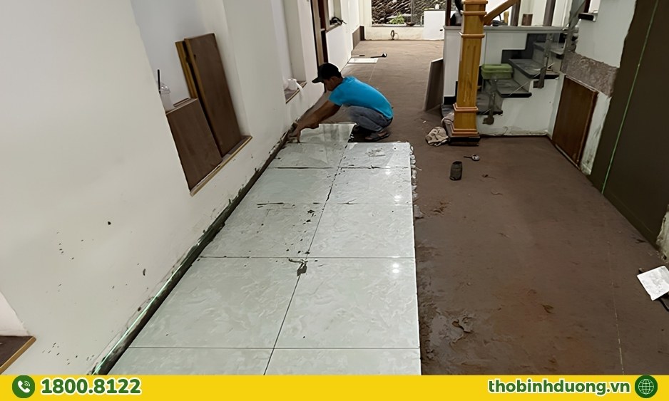 Quy trình ốp lát gạch chuyên nghiệp tại Bình Dương