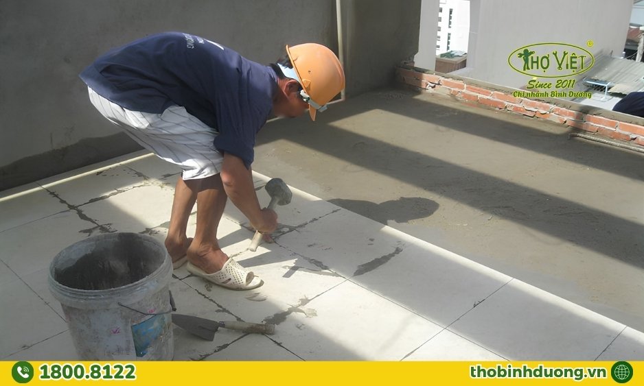 5 bước thực hiện lát gạch nền