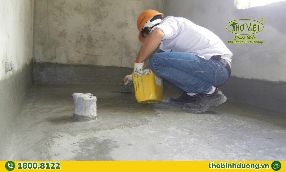 Khu vực có thợ ốp lát gạch Bình Dương