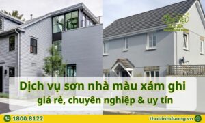 Báo giá sơn nhà màu xám ghi Bình Dương