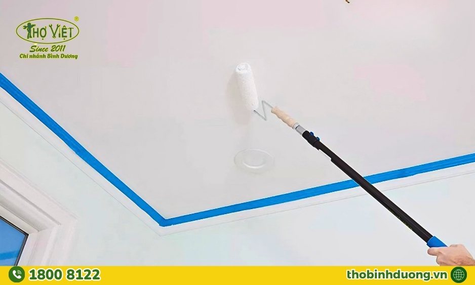 Phong cách sơn viền trần nhà Bình Dương