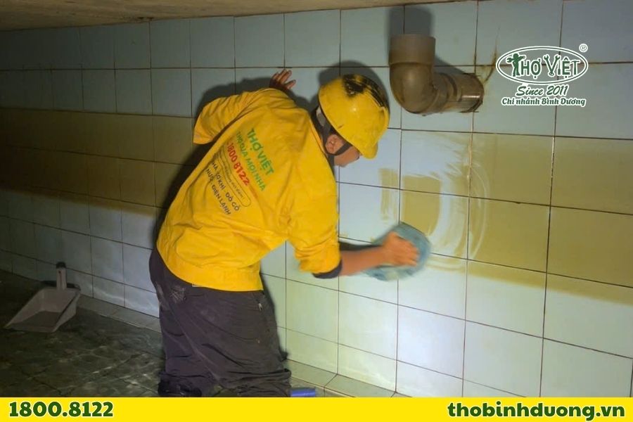 Thợ vệ sinh bể nước ngầm Bình Thắng uy tín, tận tâm