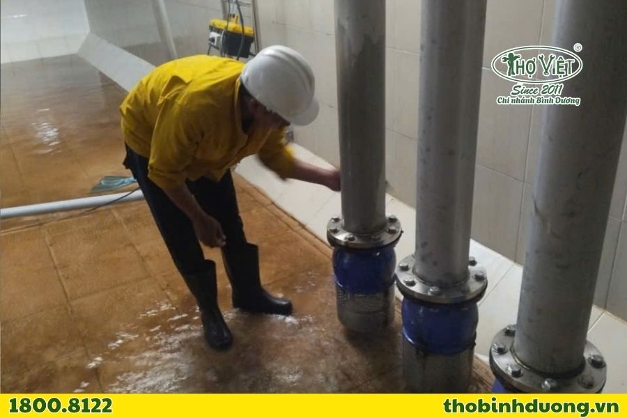 Quy trình vệ sinh bể nước ngầm tại Bình Thắng, Dĩ An