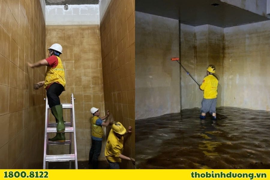 Giới thiệu dịch vụ vệ sinh bể nước ngầm Dĩ An