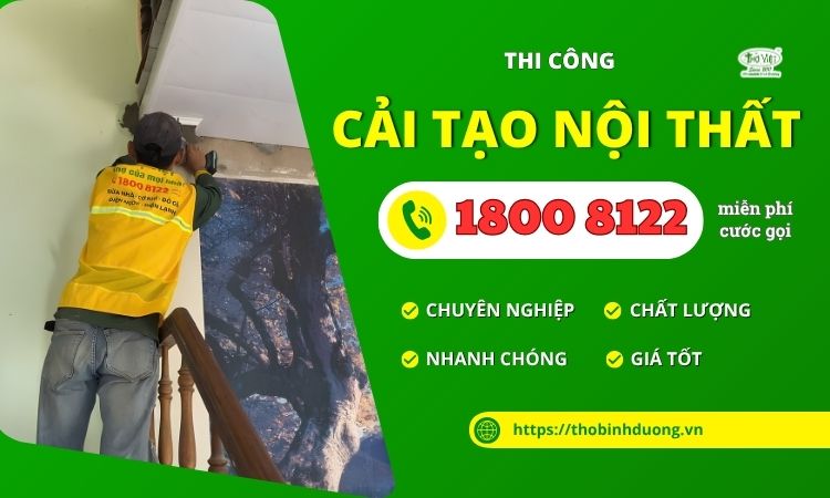 Báo giá thi công cải tạo nội thất Bình Dương