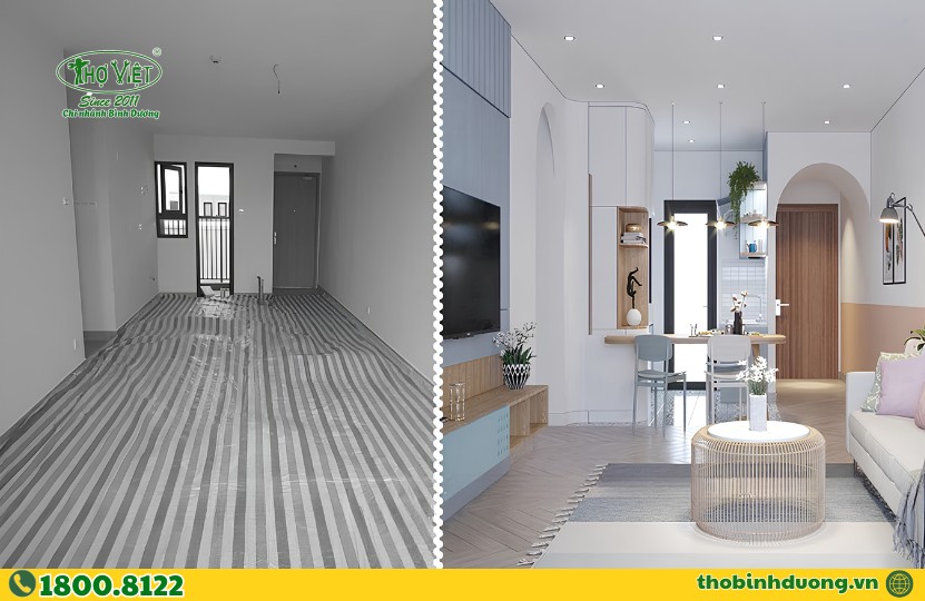 Báo giá cải tạo nội thất Thuận An