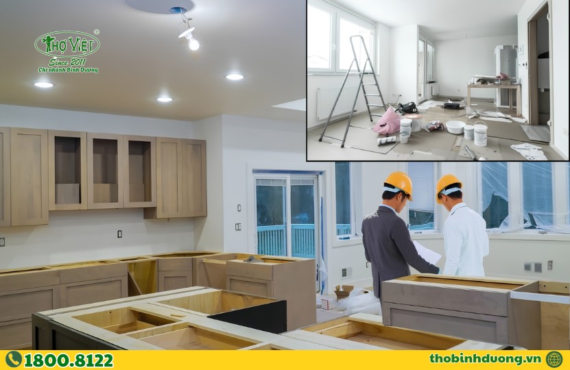Khu vực dịch vụ thi công cải tạo nội thất