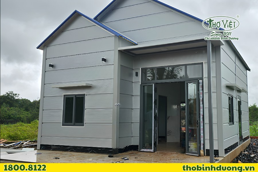 Kiểu nhà tiền chế Bình Hòa thường thấy
