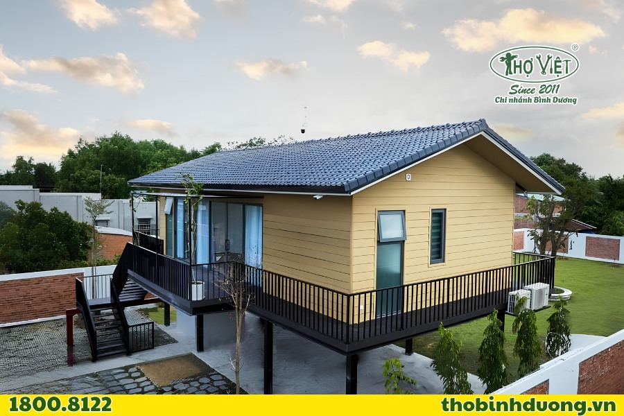 Nhà tiền chế tại Phú Lợi