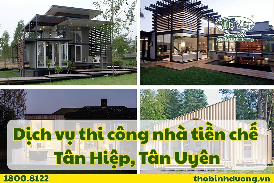 Báo giá thi công nhà tiền chế Tân Hiệp, Tân Uyên