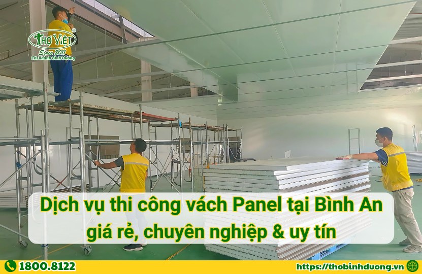 Báo giá thi công vách Panel Bình An, Dĩ An