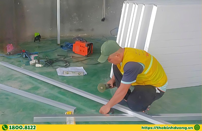 Hạng mục thi công vách Panel Bình An