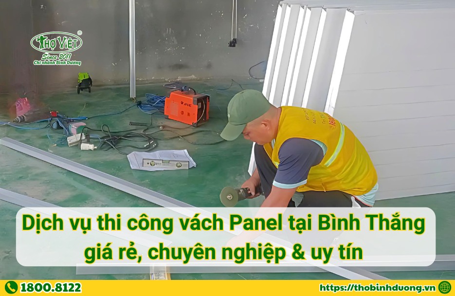 Báo giá thi công vách panel Bình Thắng, Dĩ An