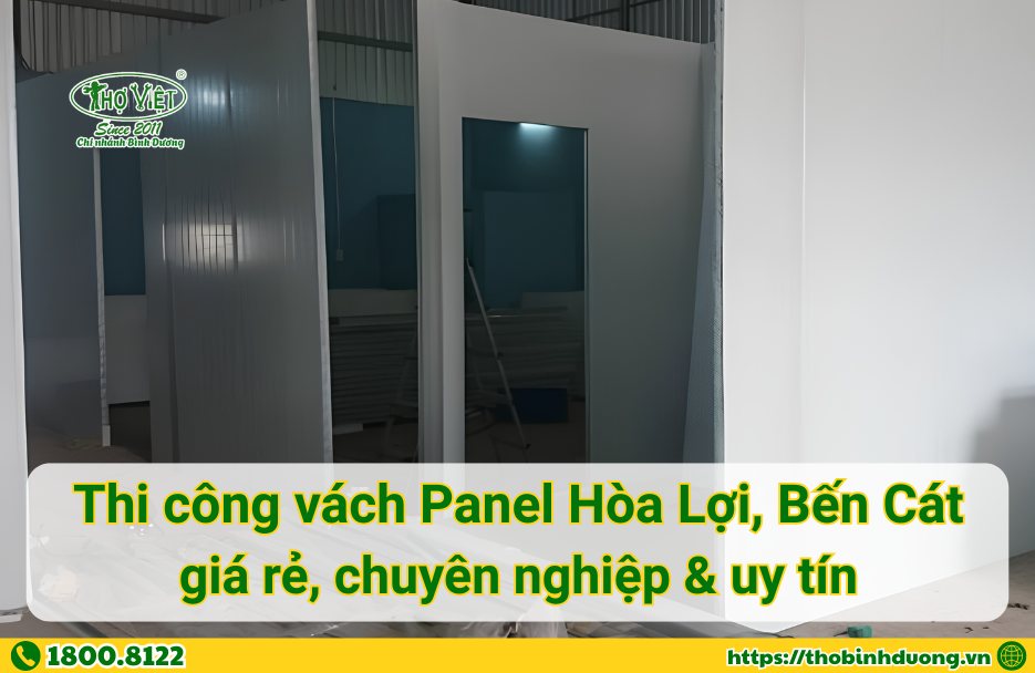 Báo giá thi công vách Panel Hòa Lợi, Bến Cát