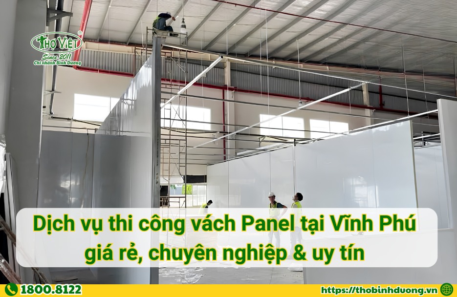 Báo giá thi công panel Vĩnh Phú, Thuận An