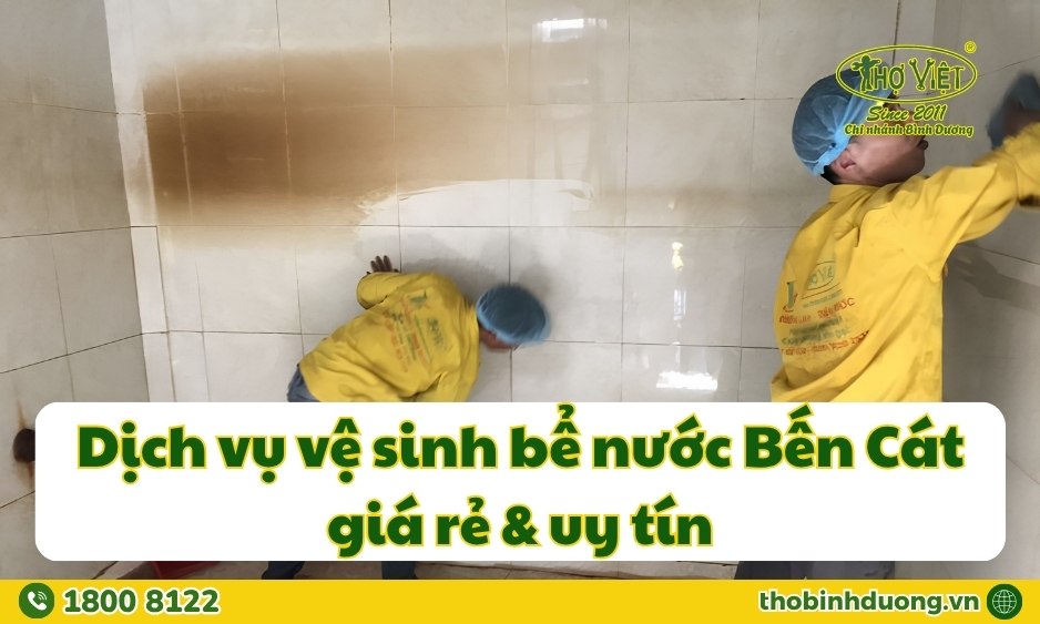 Báo giá vệ sinh bể nước Bến Cát