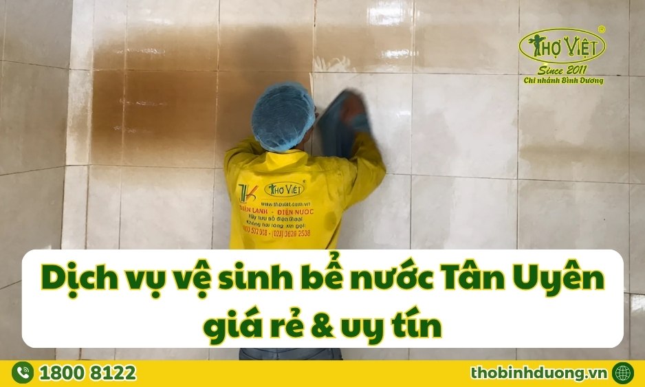 Báo giá vệ sinh bể nước Tân Uyên