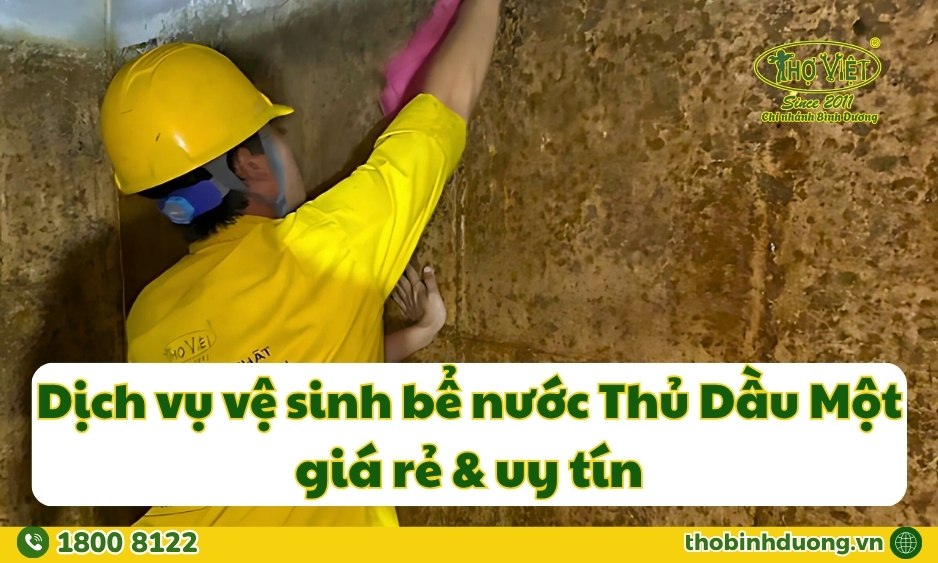 Báo giá vệ sinh bể nước Thủ Dầu Một