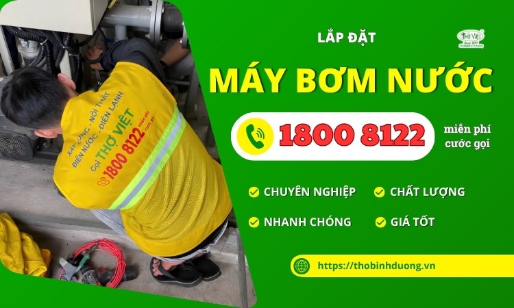 Báo giá lắp máy bơm Bình Dương
