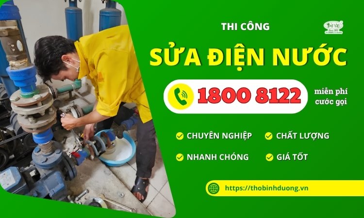 Báo giá sửa điện nước Bình Dương mới nhất