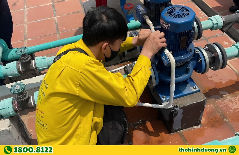 Quy trình lắp máy bơm chuyên nghiệp