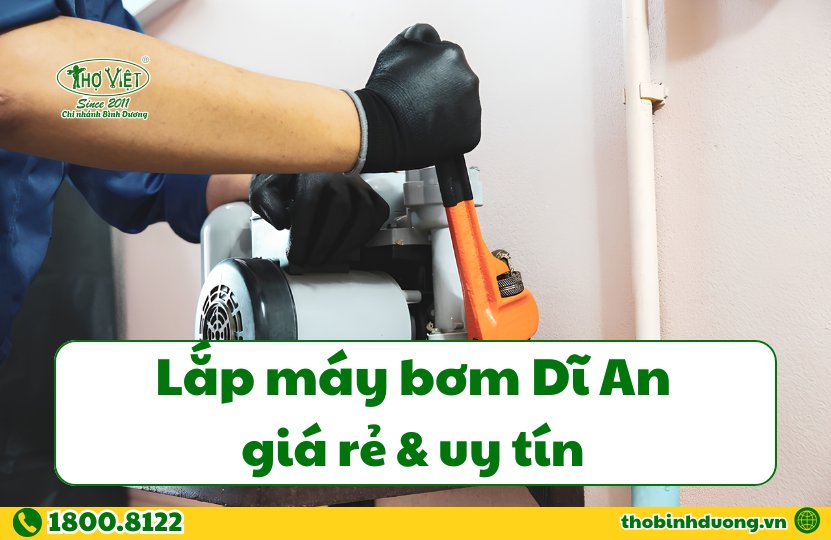 Báo giá lắp máy bơm Dĩ An