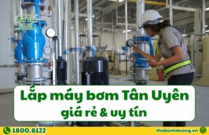Báo giá lắp máy bơm Tân Uyên