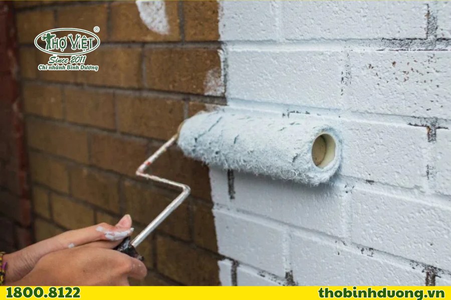 Báo giá sơn tường gạch không trát