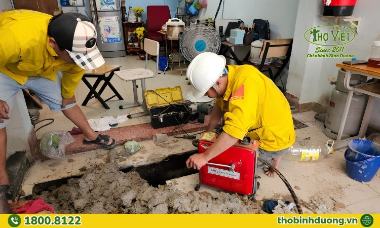 Dịch vụ thông nghẹt Bình Dương