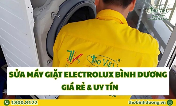 Báo giá sửa máy giặt Electrolux Bình Dương