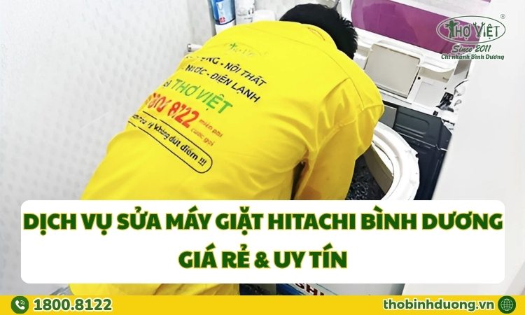 Báo giá sửa máy giặt Hitachi Bình Dương