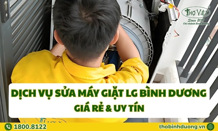 Báo giá sửa máy giặt LG Bình Dương
