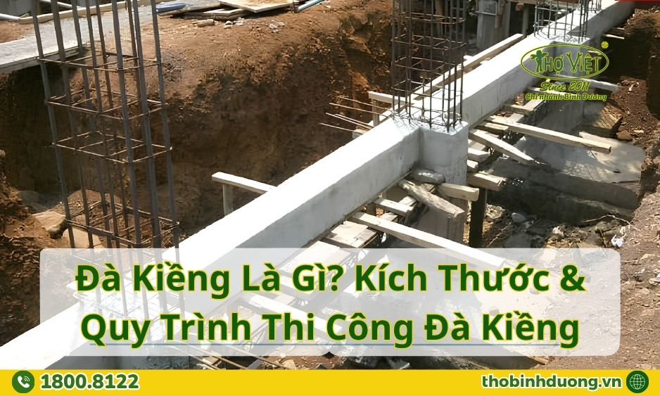 Đà kiềng là gì, kích thước và thi công