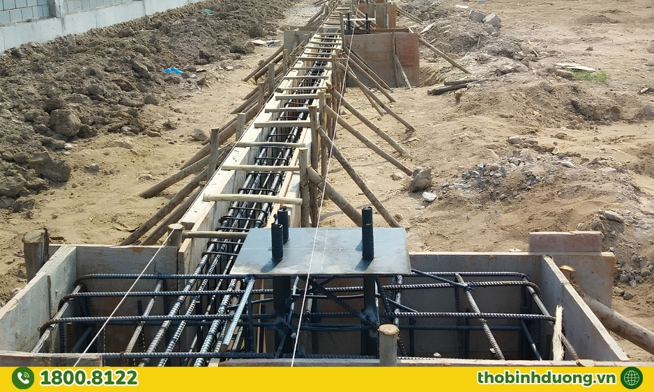 Quy trình thi công giằng móng