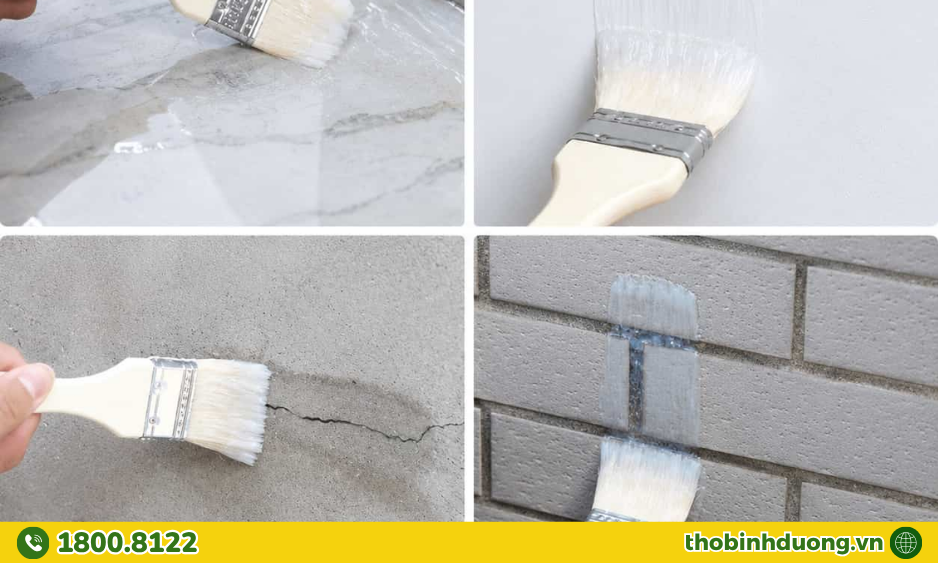 Thợ Bình Dương thi công keo chống thấm chuyên nghiệp