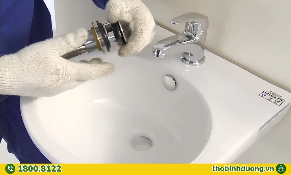 Dịch vụ lắp lavabo và bộ vòi xả