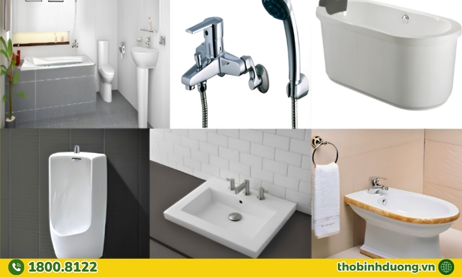 Hạng mục lắp thiết bị vệ sinh Tân Uyên