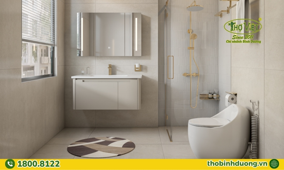 Lắp đặt bồn xả, lavabo, bồn cầu các loại