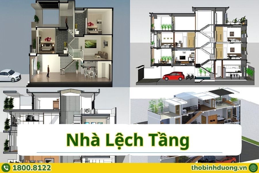 Nhà lệch tầng