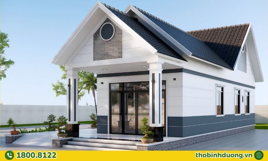 Kinh nghiệm giữ nhà cấp 4 sơn màu trắng sứ mới