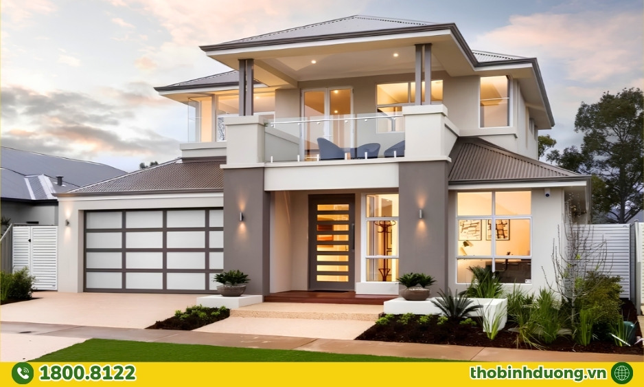Chọn nội thất cho nhà màu trắng xám