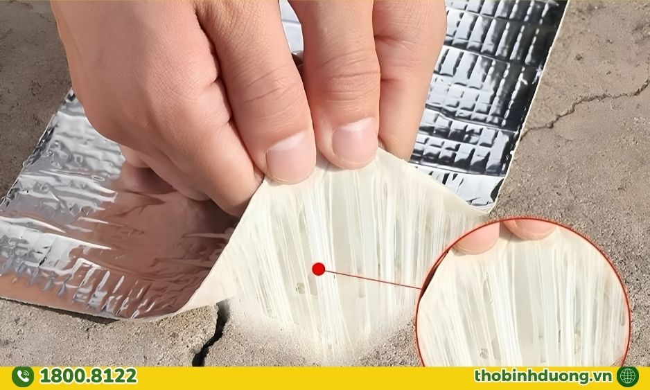 Quy trình thi công băng keo chống thấm Bình Dương