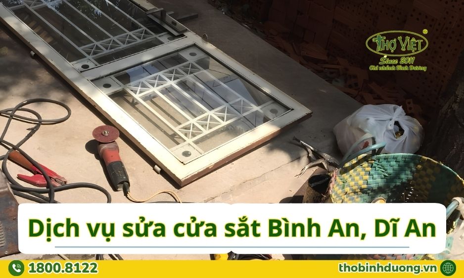 Báo giá sửa cửa sắt Bình An