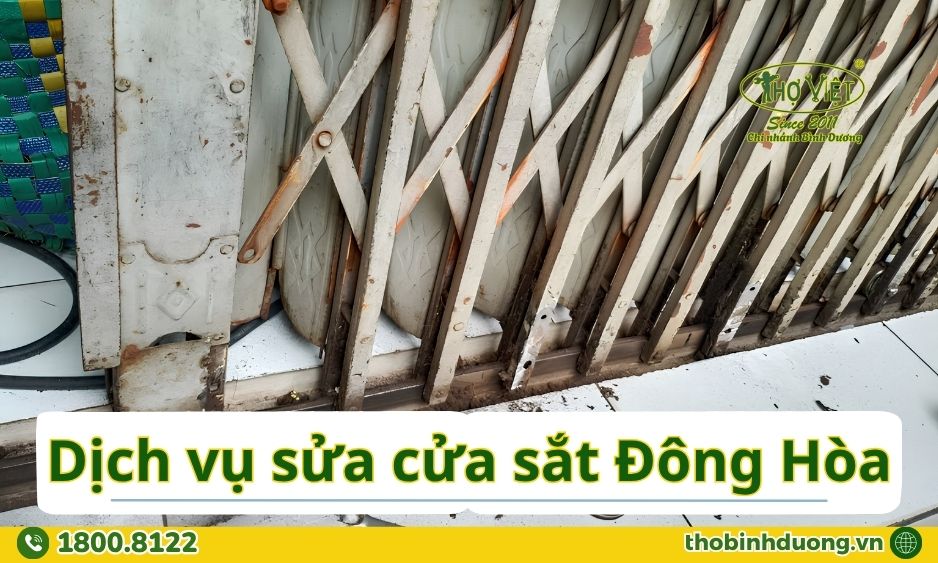 Báo giá sửa cửa sắt Đông Hòa