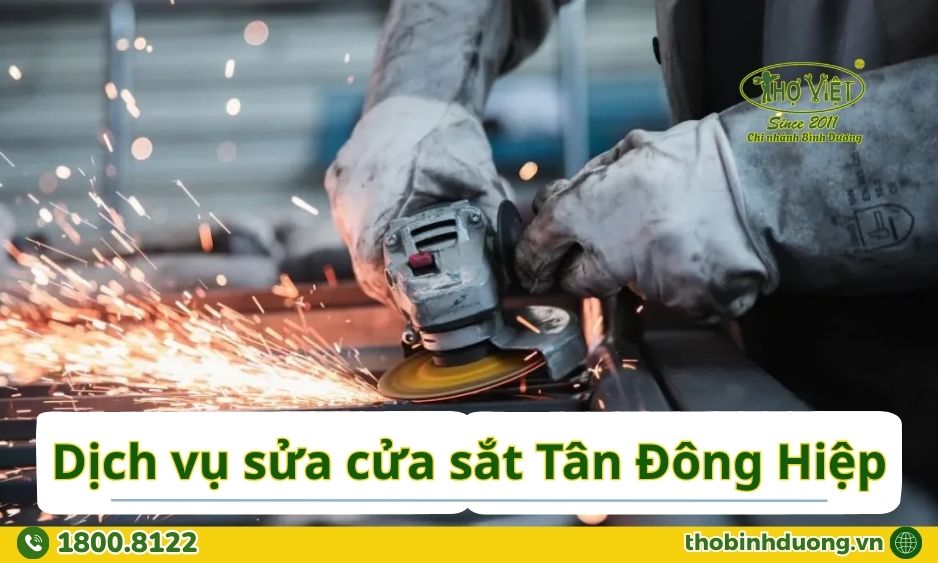 Báo giá sửa cửa sắt Tân Đông Hiệp